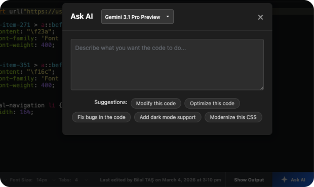 CodeKit AI Code Generation
